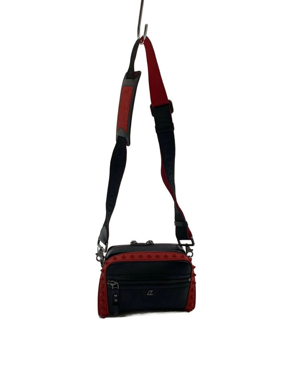 Christian Louboutin Shoulder Bag Leather Black